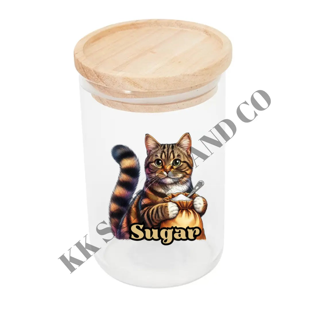 Cats Canister Decal - Sugar KK Scents & Co.