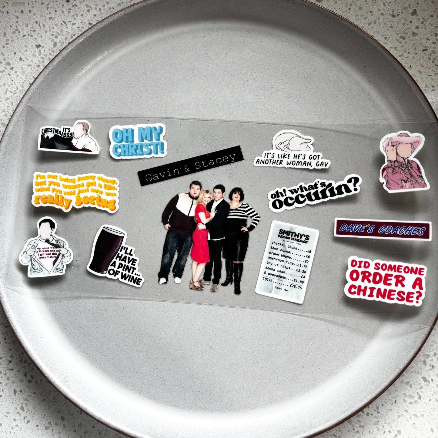Gavin & Stacey UV DTF WRAP KK Scents & Co.