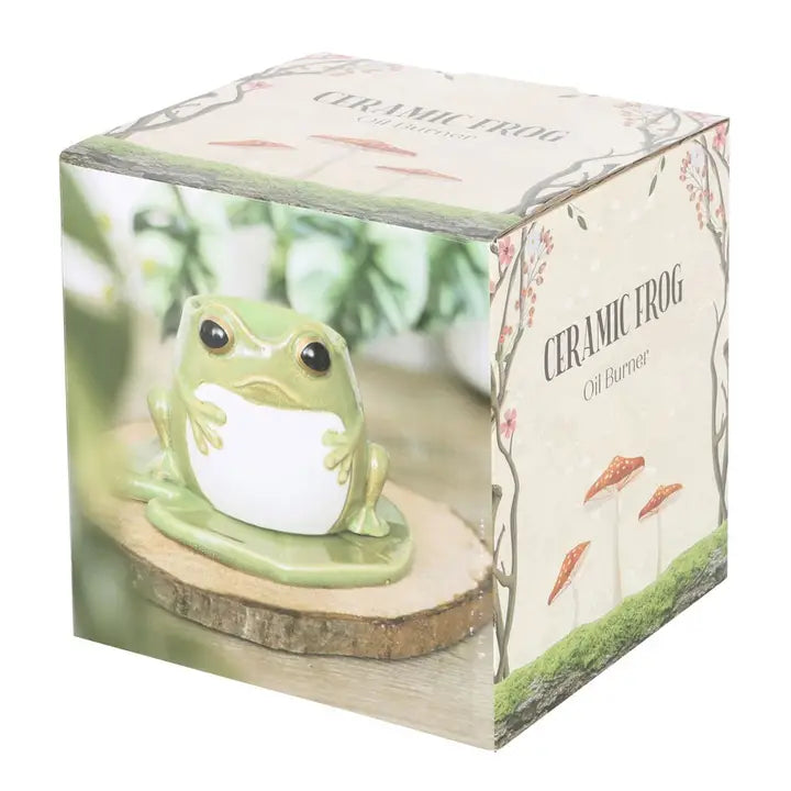Frog Shaped Oil Burner On Lily Pad