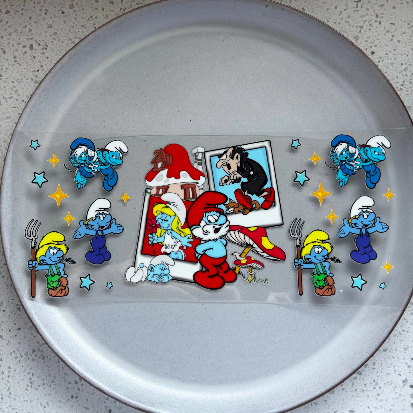 Smurfs UV DTF WRAP KK Scents & Co.