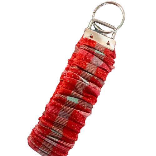 Red Pattern Wristlet