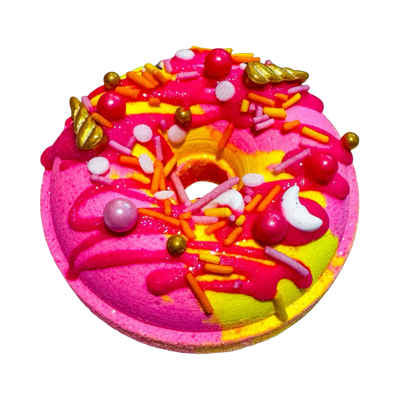 Mango Passionfruit Donut Bath Bomb