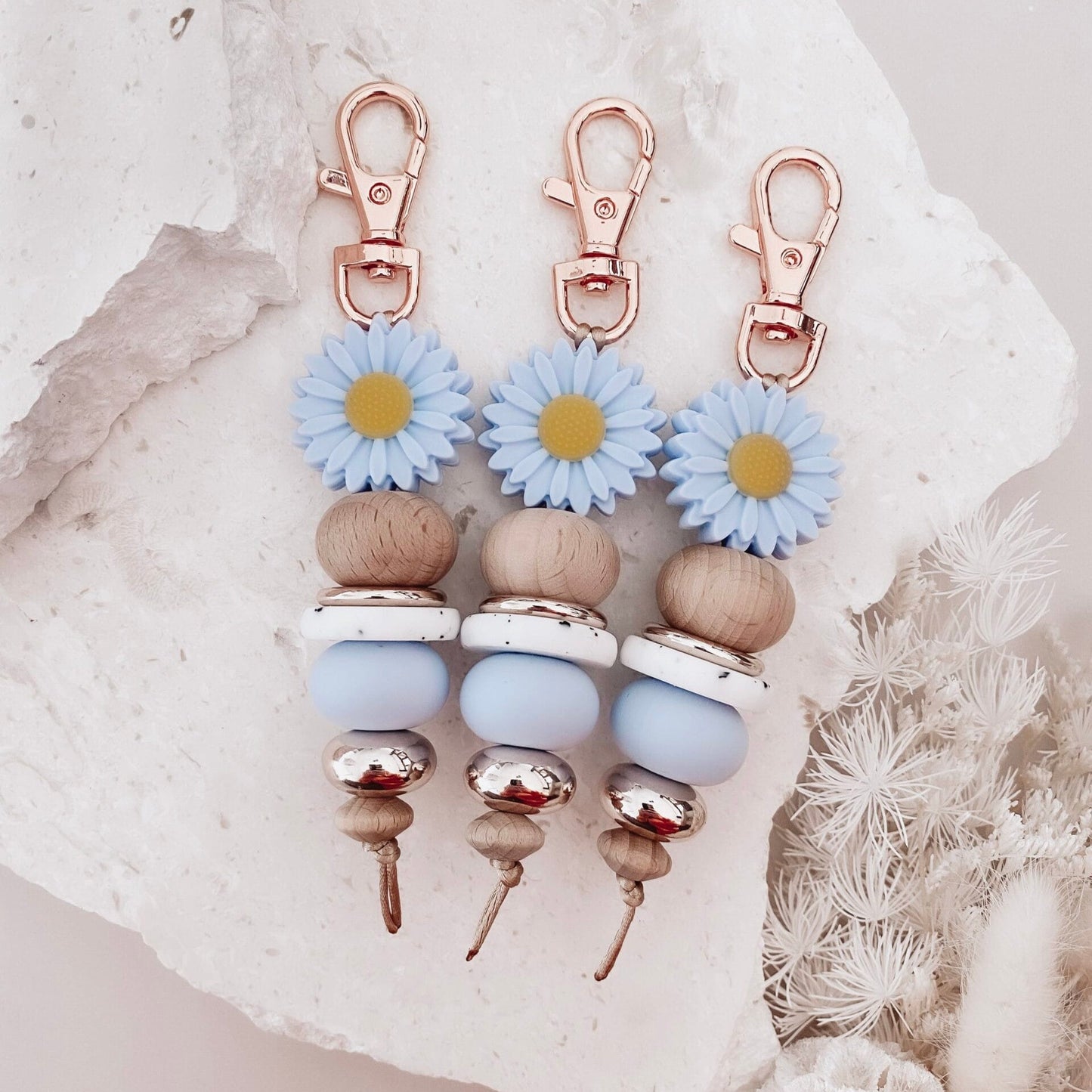 Lazy Daisy | Baby Blue Keychain KK Scents & Co.
