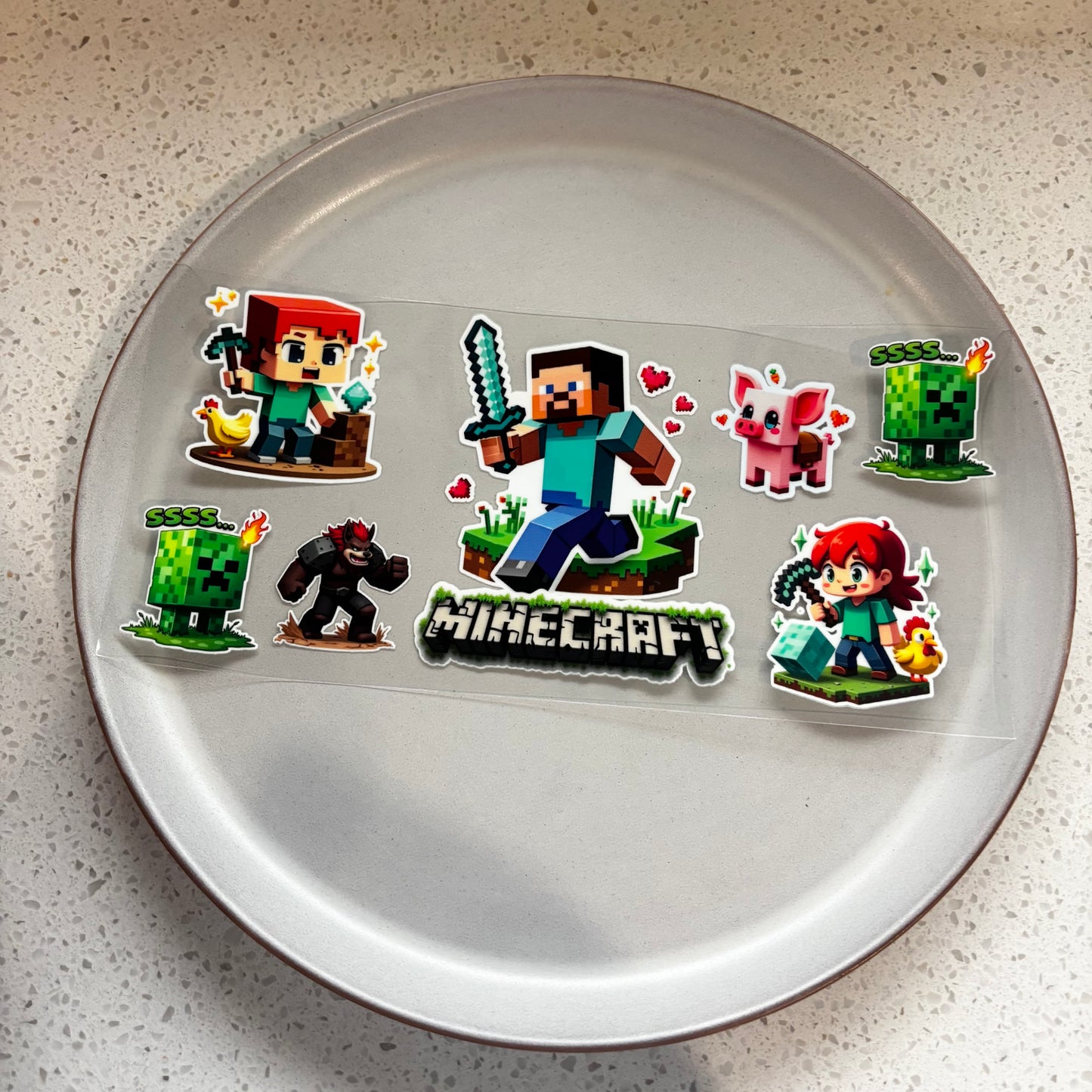 Minecraft UV DTF WRAP