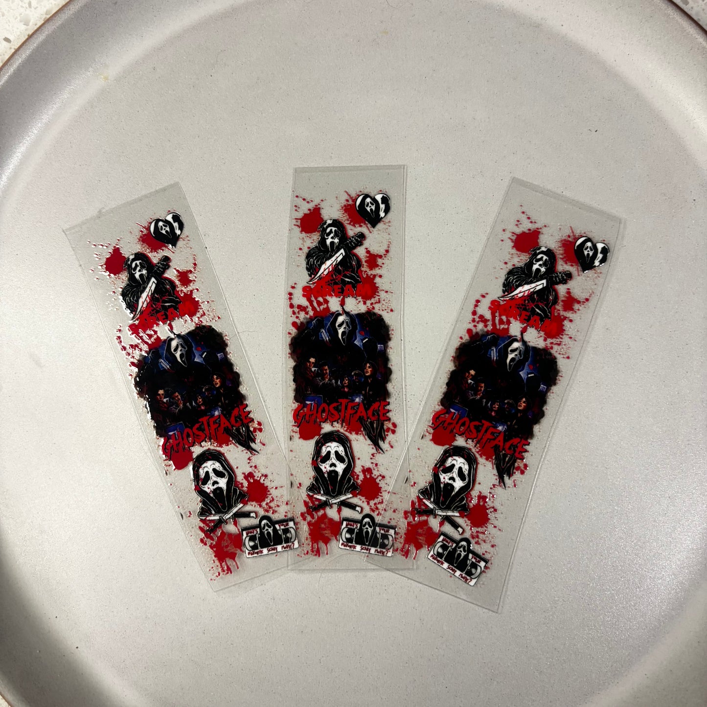 Pen/Bookmark Wrap Decal - Ghostface