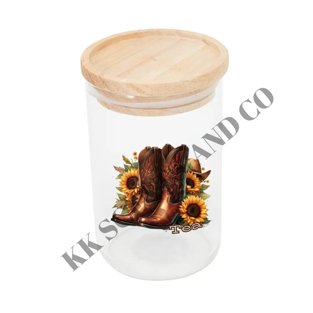 Country Canister Decal - Tea KK Scents & Co.