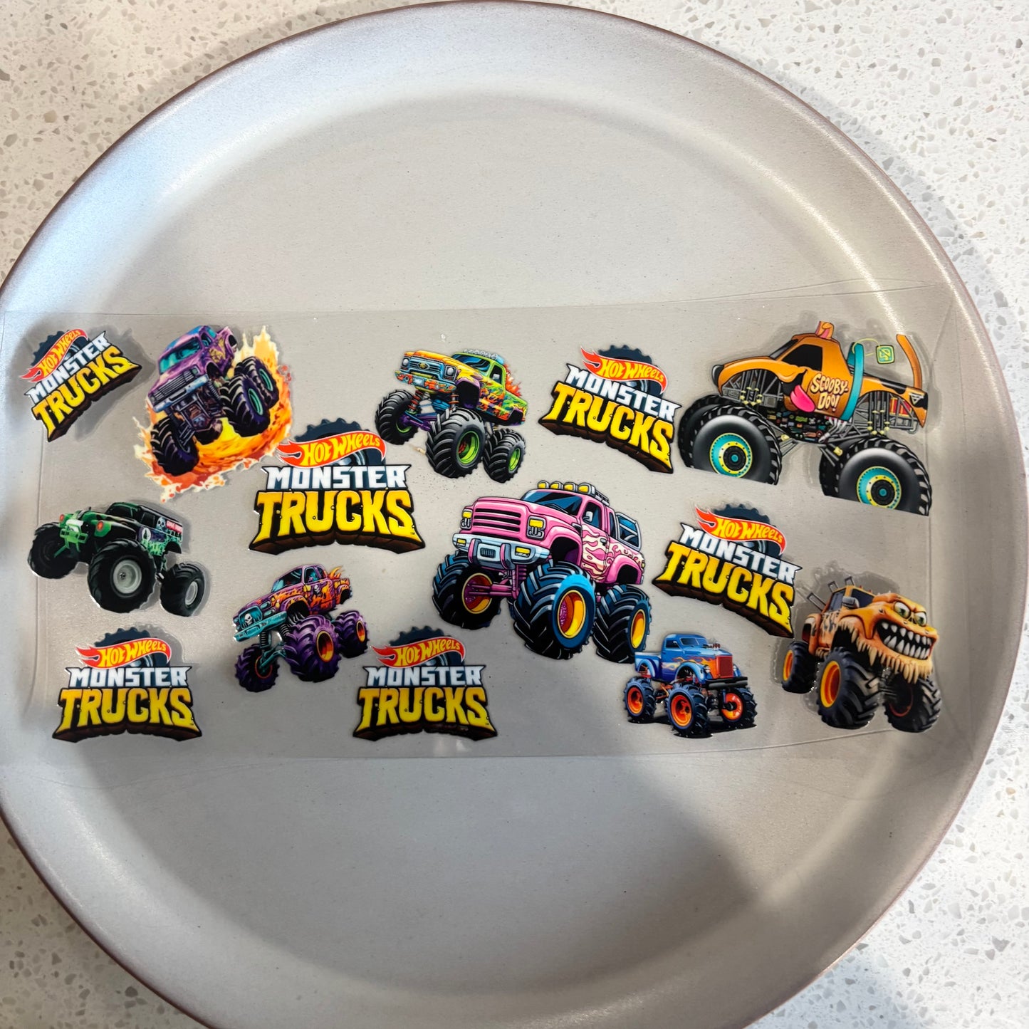 Monster Trucks UV DTF WRAP