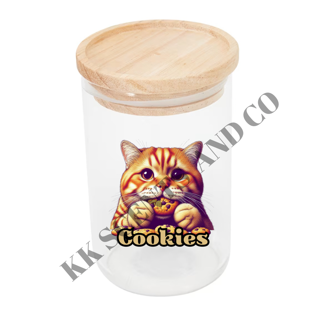 Cats Canister Decal - Cookies