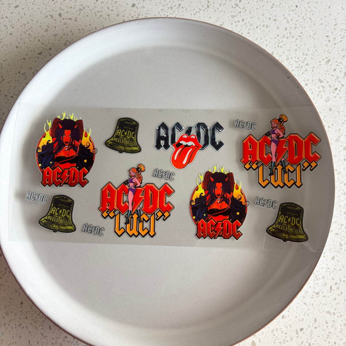 AC/DC UV DTF WRAP