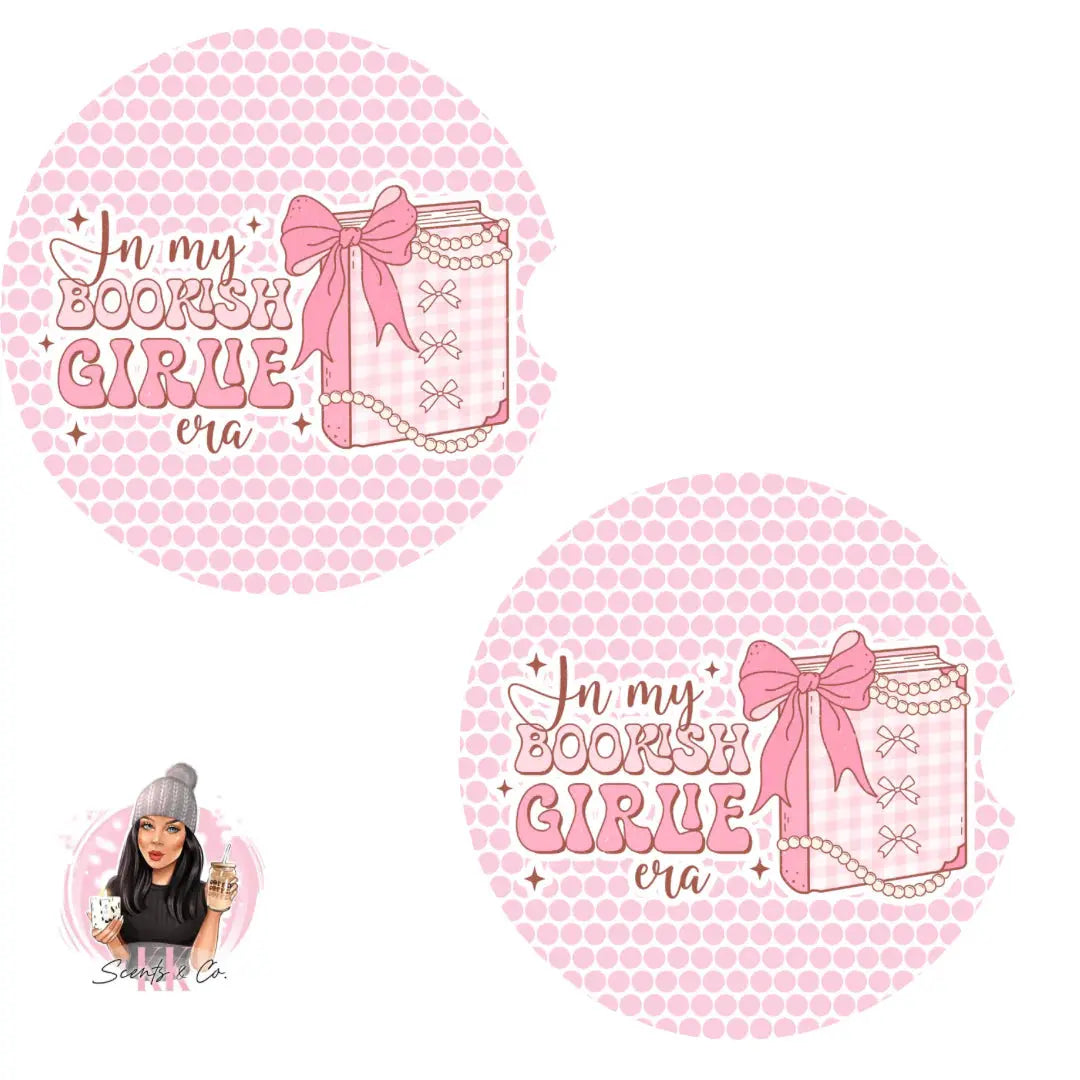 Bookish Girlie - Car Coaster Sub Print KK Scents & Co.