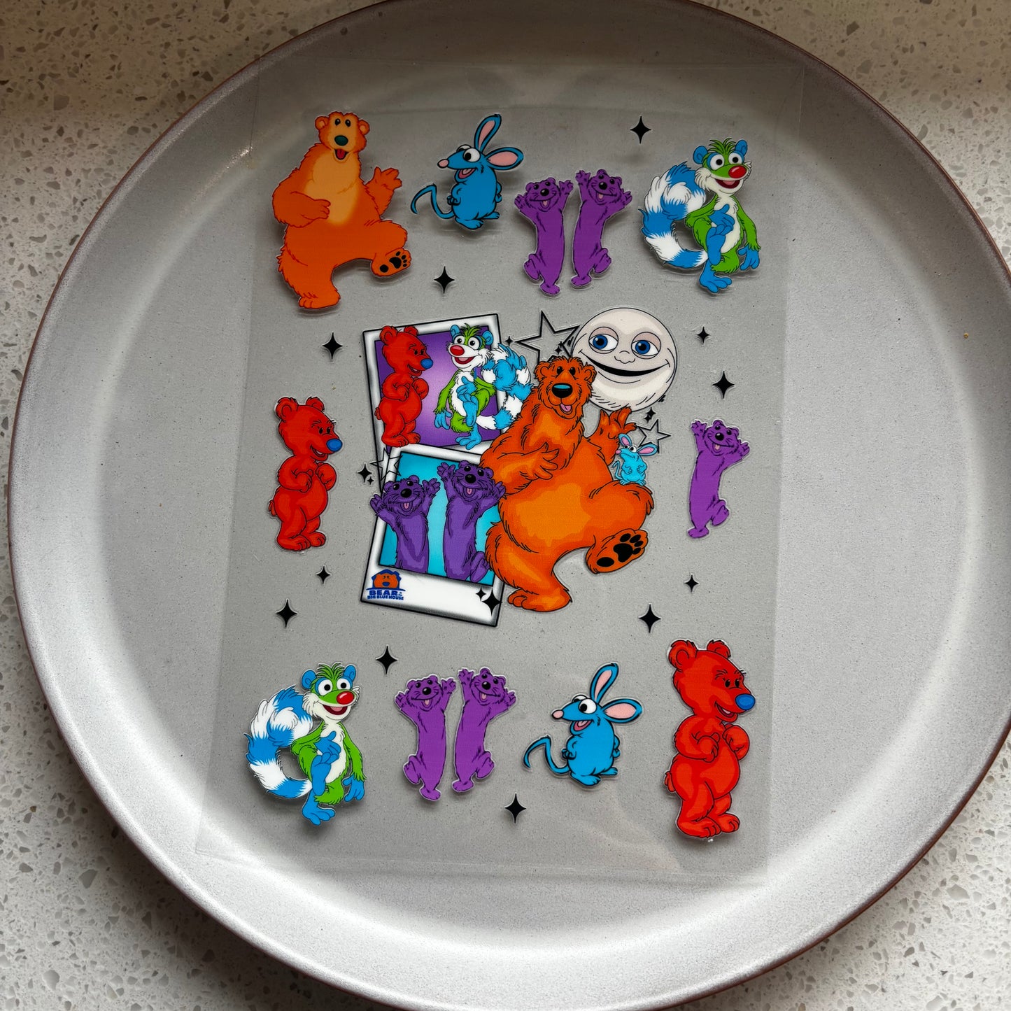 Big Blue House - A5 Notepad UV DTF