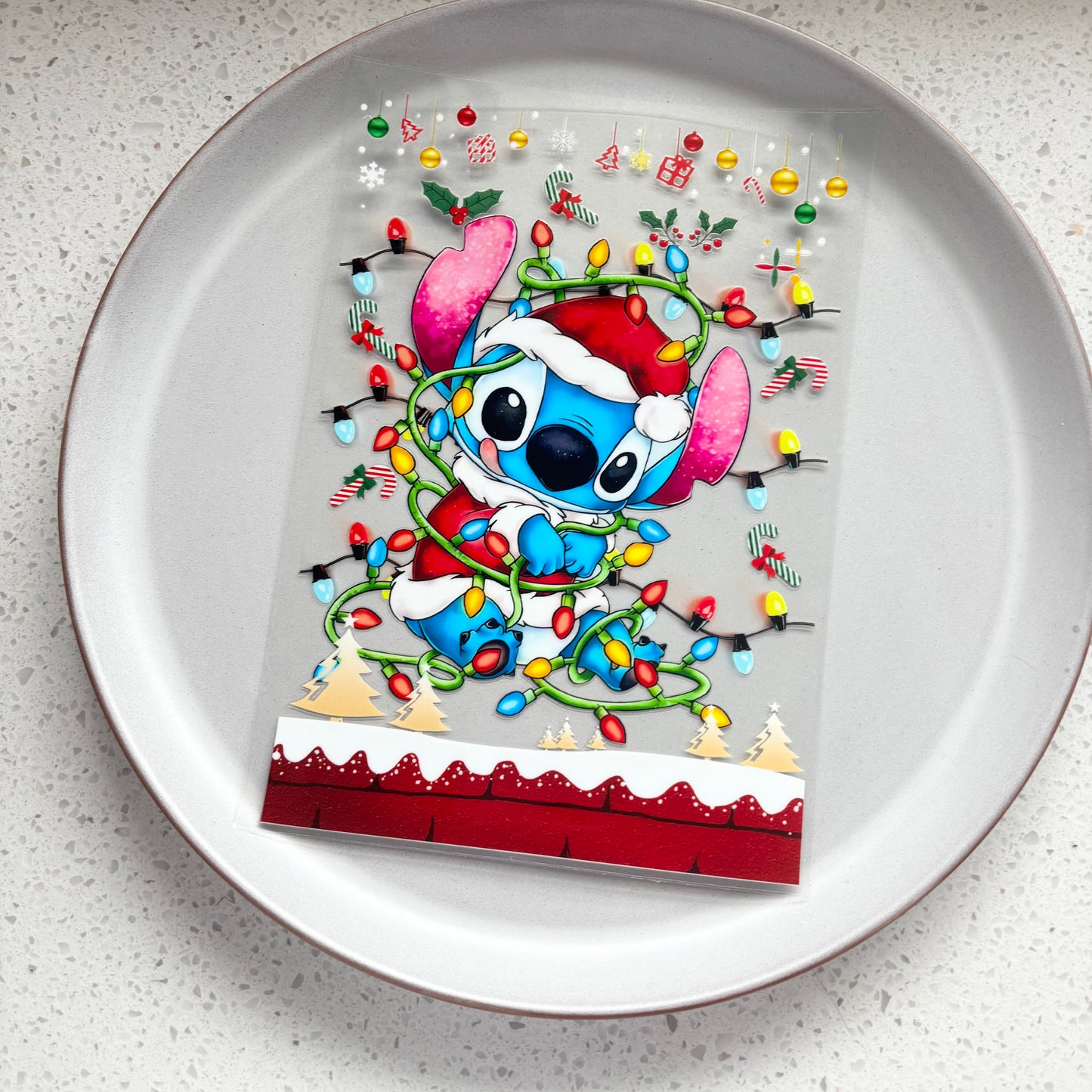 Christmas Stitch - A5 Notepad UV DTF