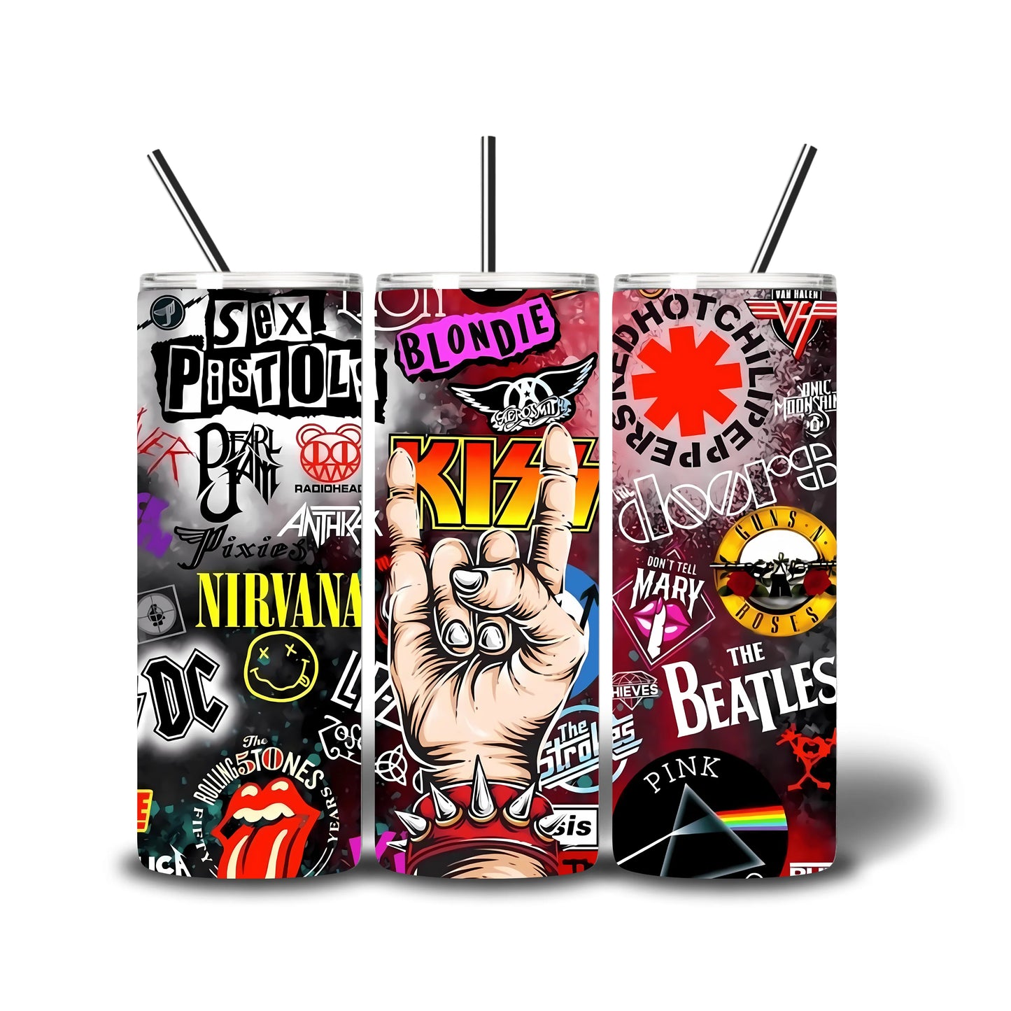 Rock Bands Printed Tumbler