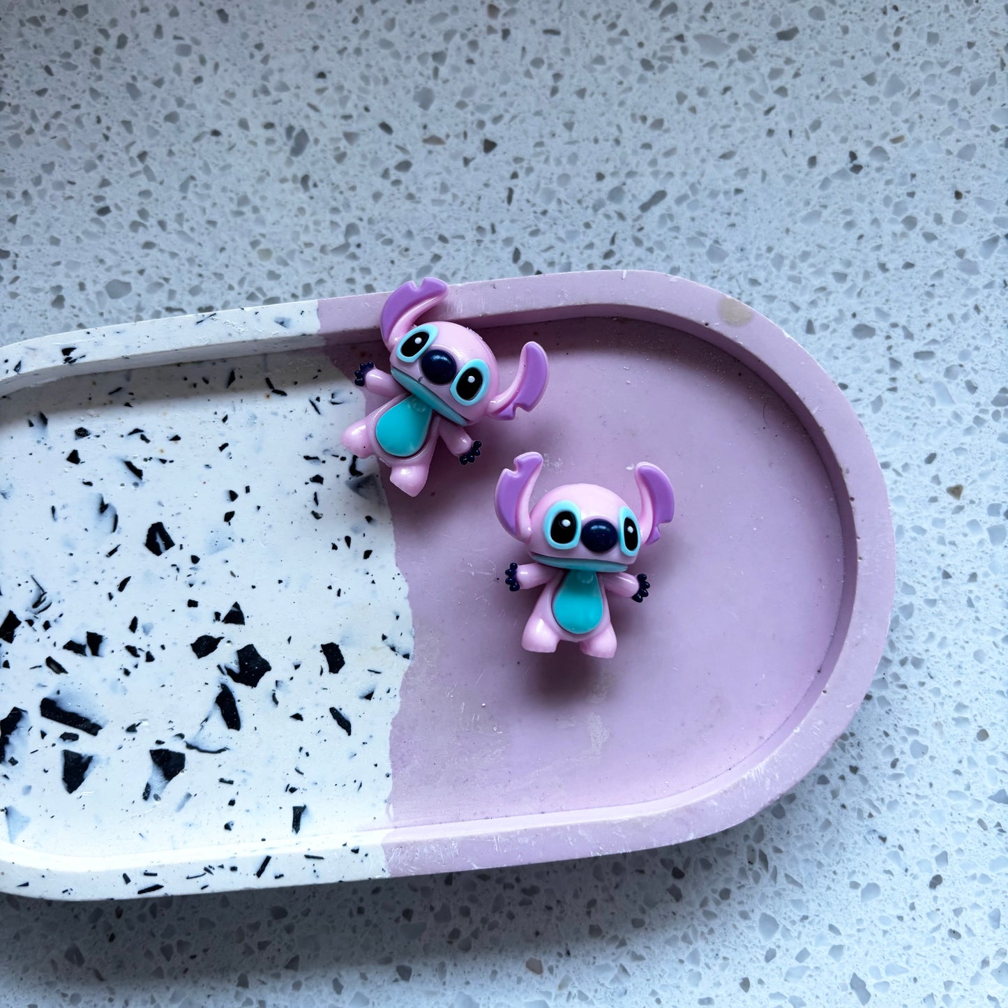 3d Pink Stitch Silicone Bead