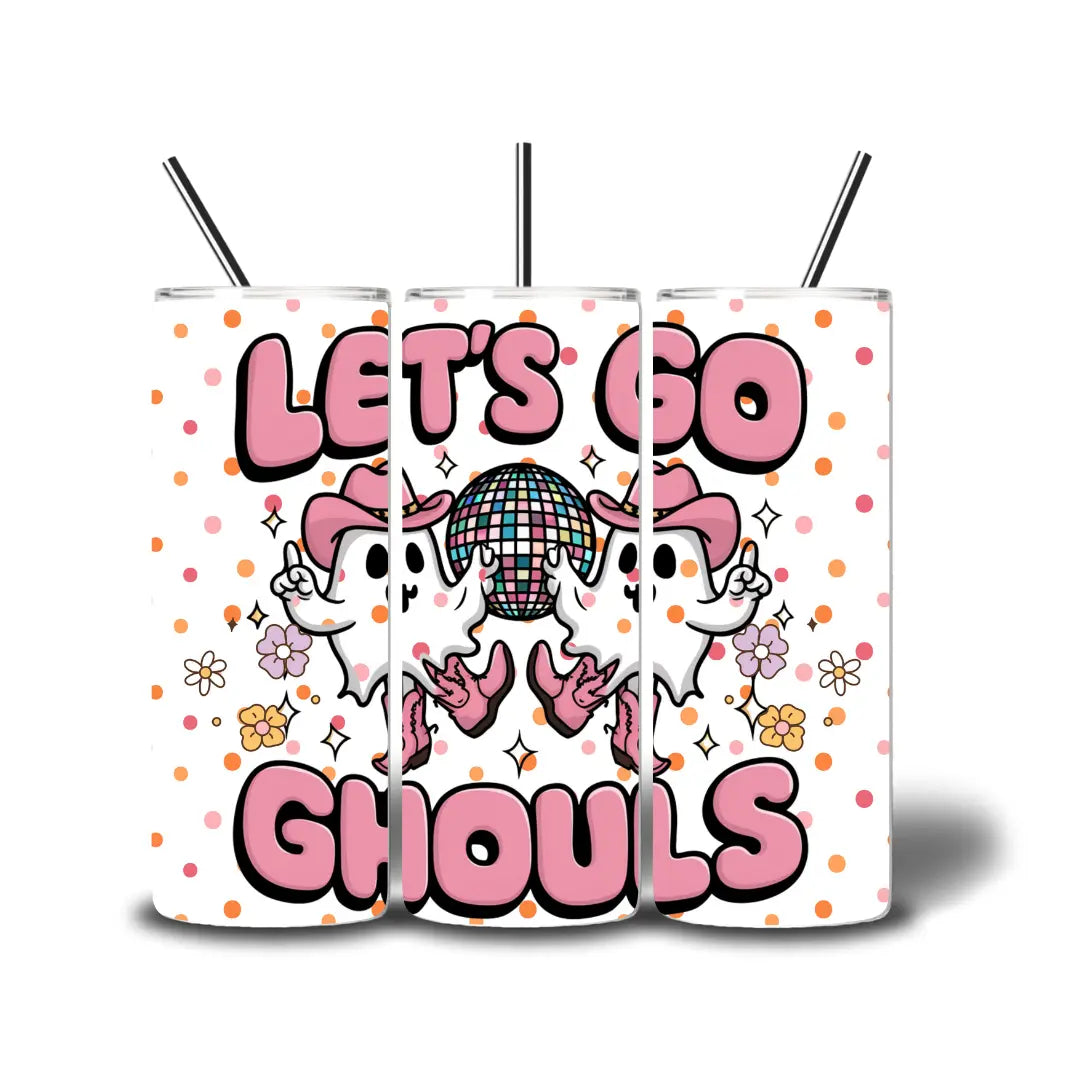 Let’s Go Ghouls 20oz Printed Tumbler KK Scents & Co.
