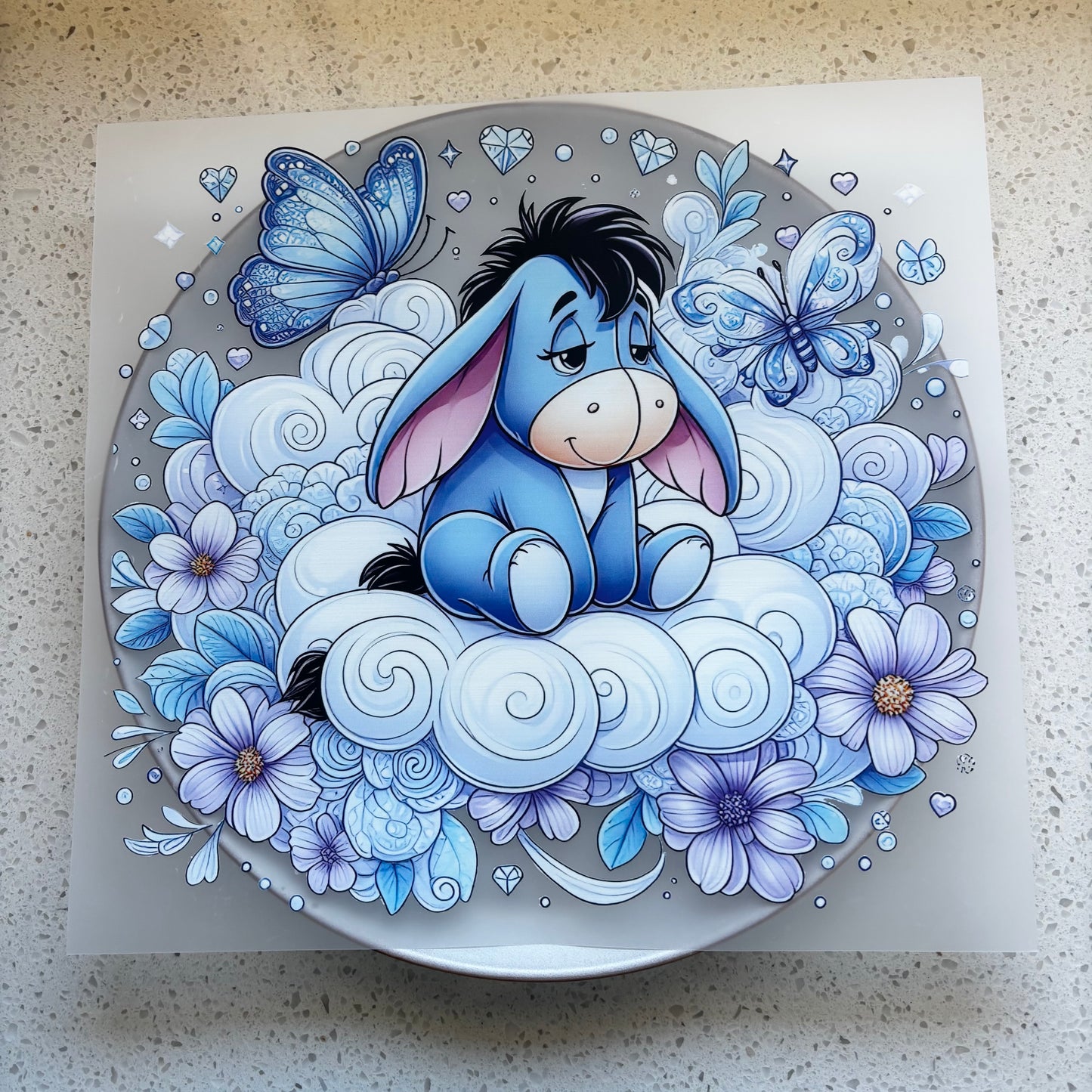 DTF Transfer - Eeyore Clouds