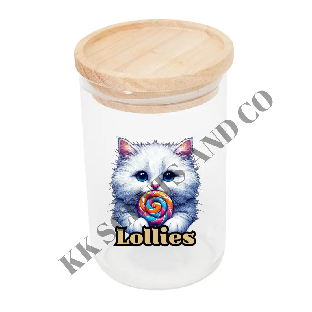 Cats Canister Decal - Lollies KK Scents & Co.