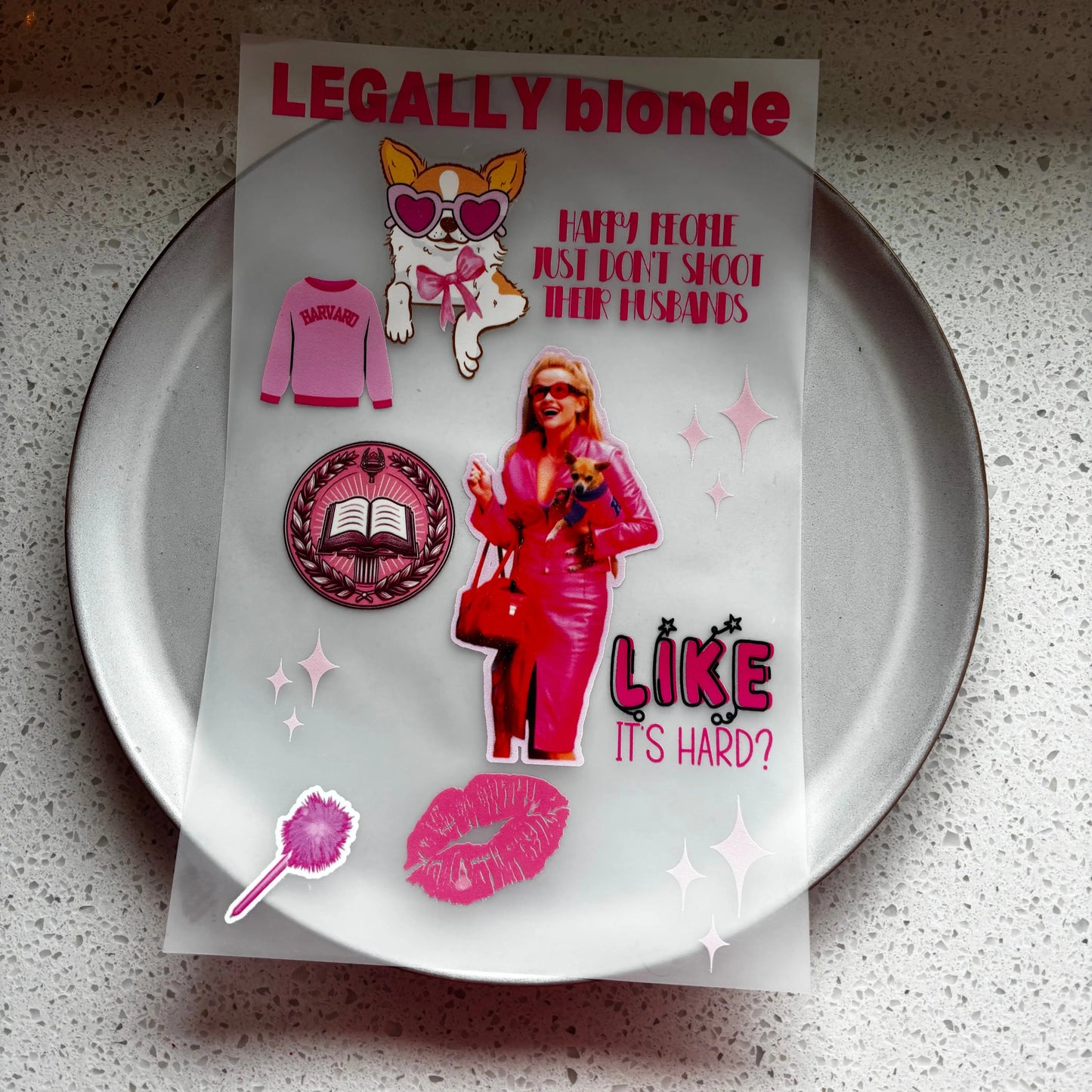 DTF Transfer - Legally Blonde KK Scents & Co.