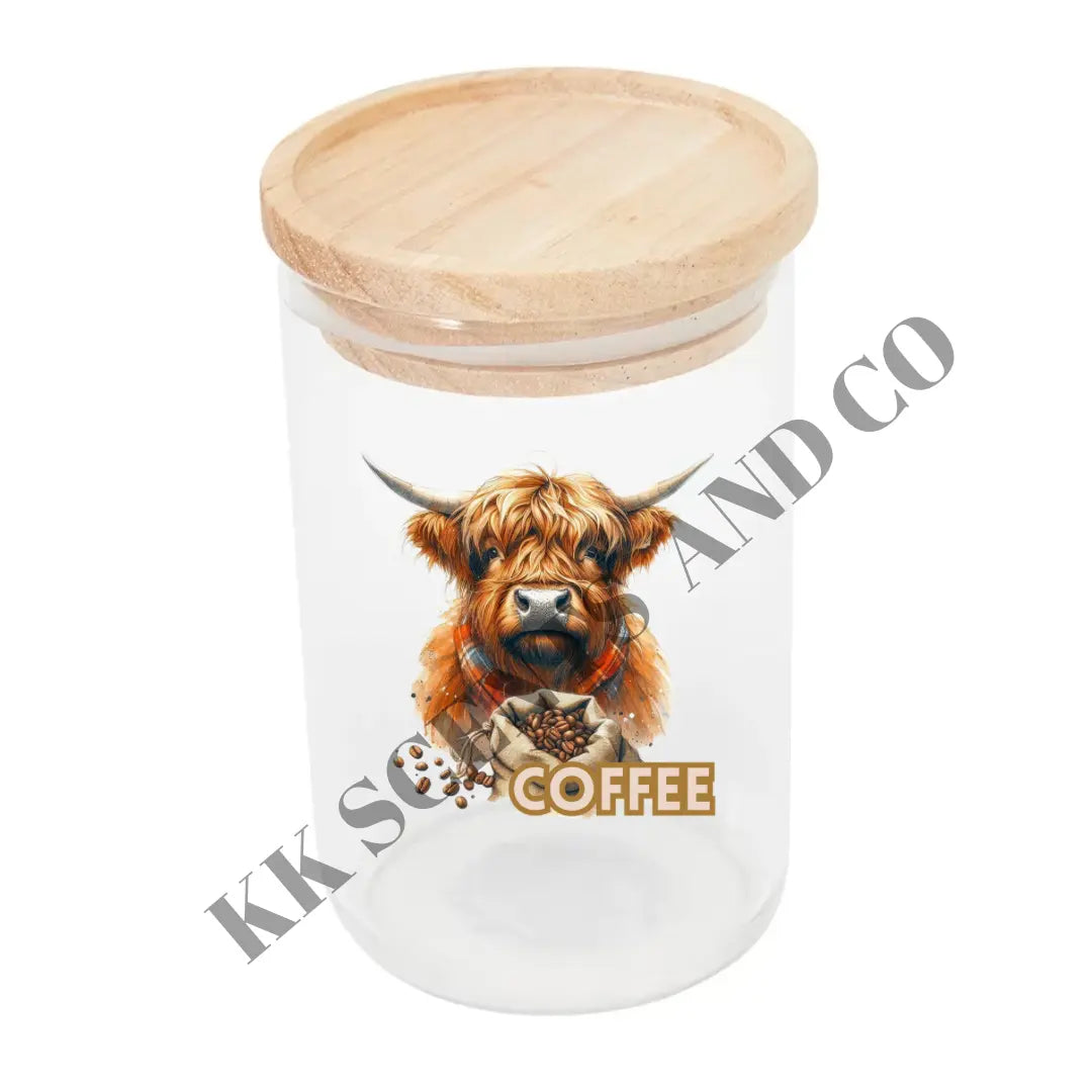 Highland Canister Decal - Coffee KK Scents & Co.