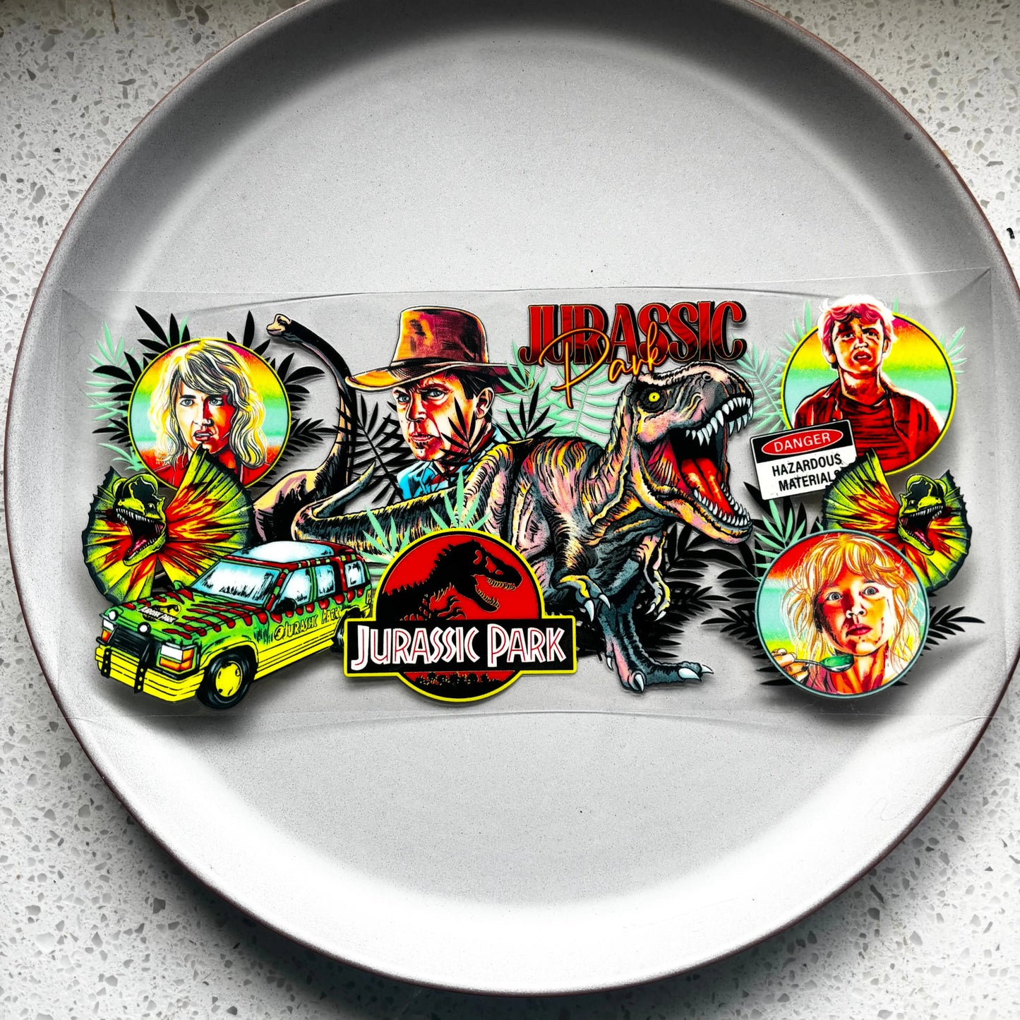 Jurassic Park UV DTF WRAP KK Scents & Co.