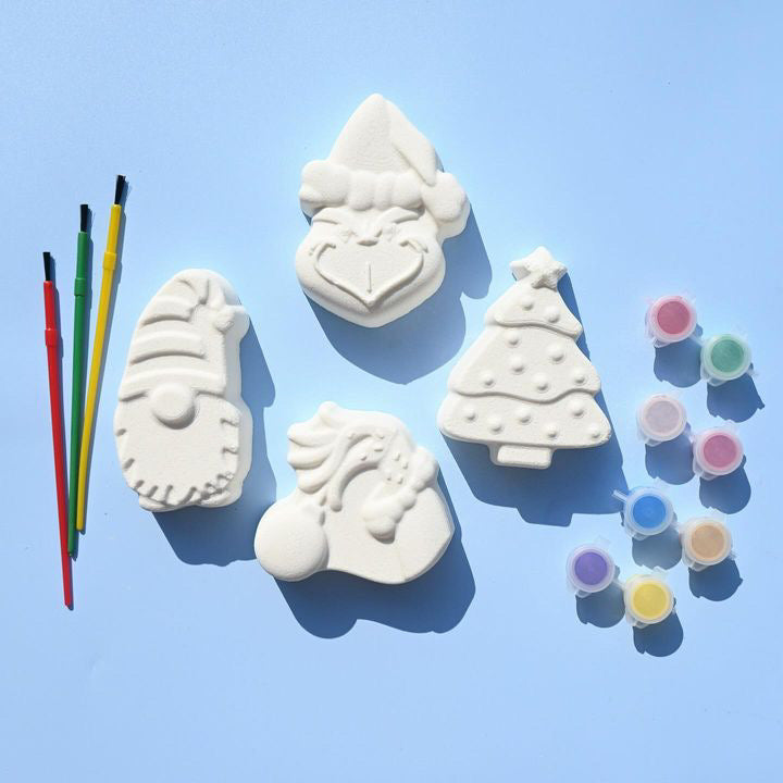 Paint Your Own Bath Bomb Kit - Christmas KK Scents & Co.