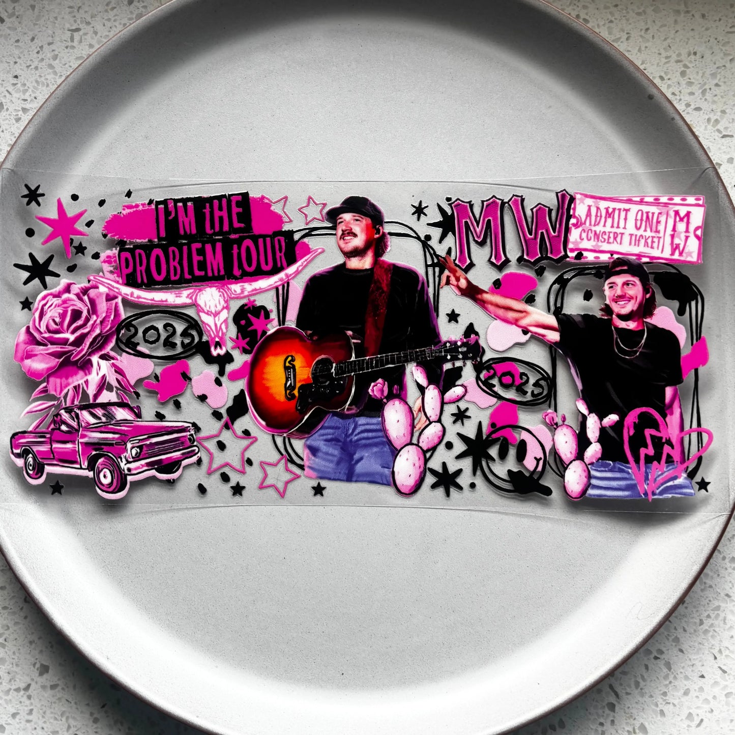 Morgan Wallen UV DTF WRAP KK Scents & Co.