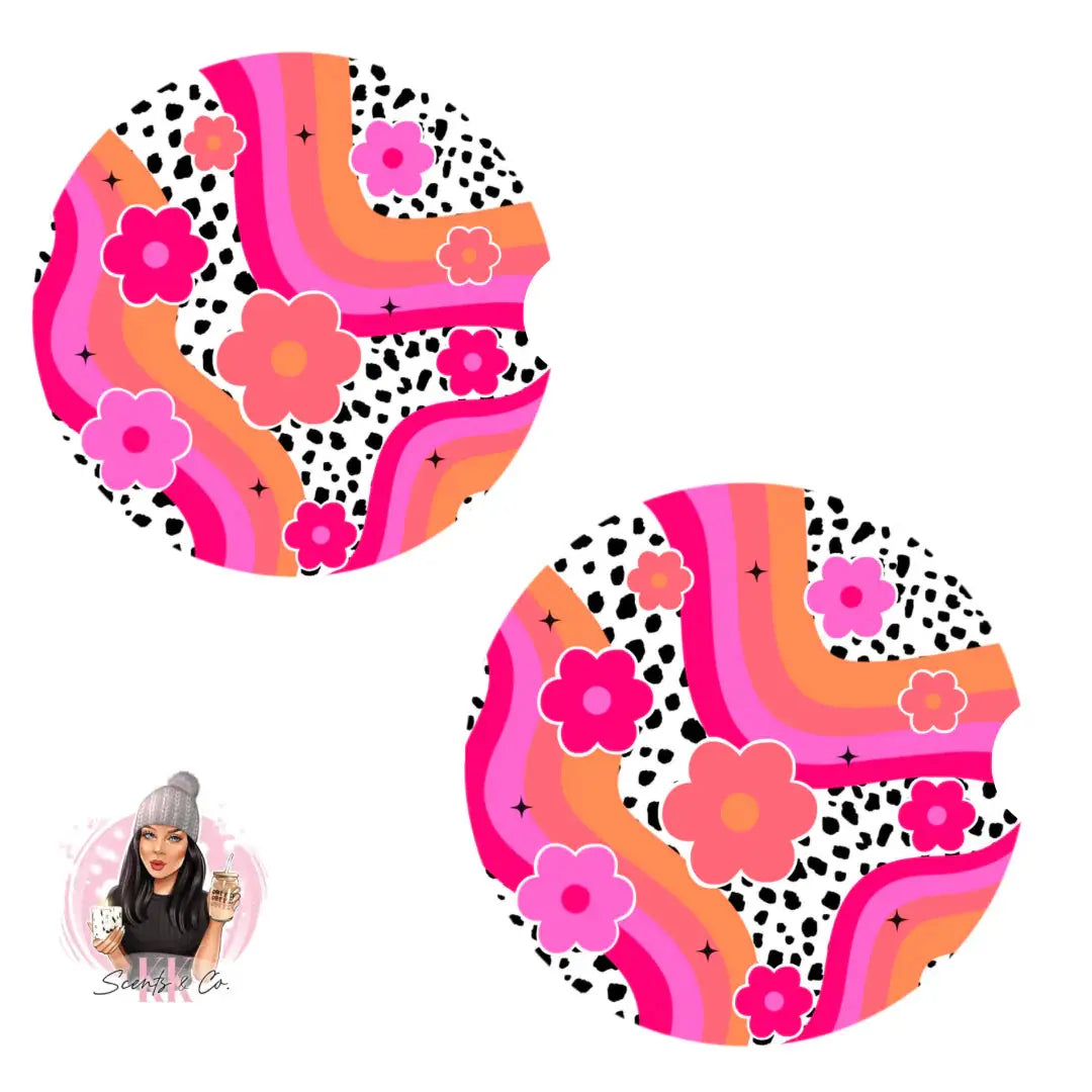 Floral - Car Coaster Sub Print KK Scents & Co.