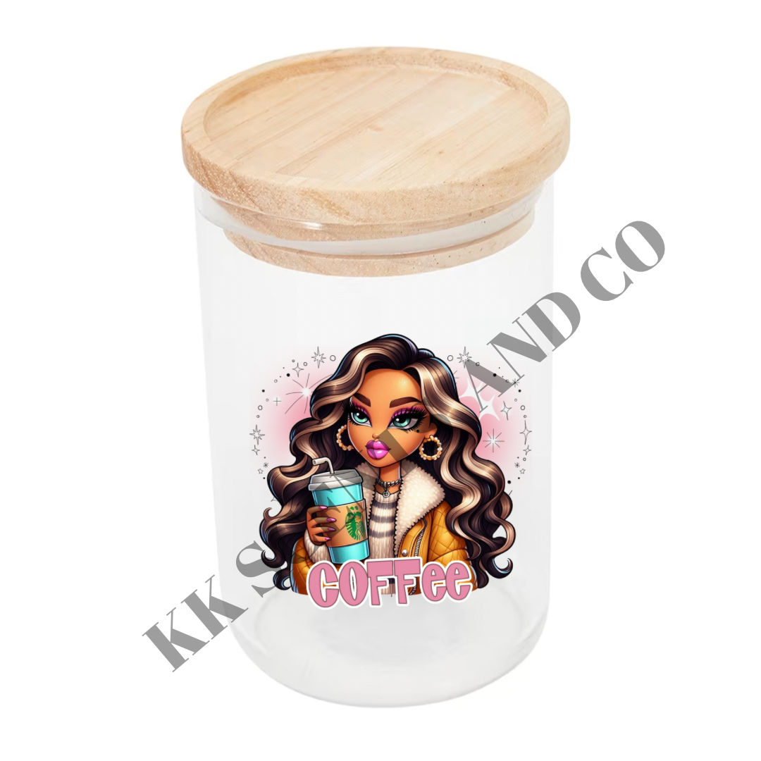 Bratz Canister Decal - Coffee