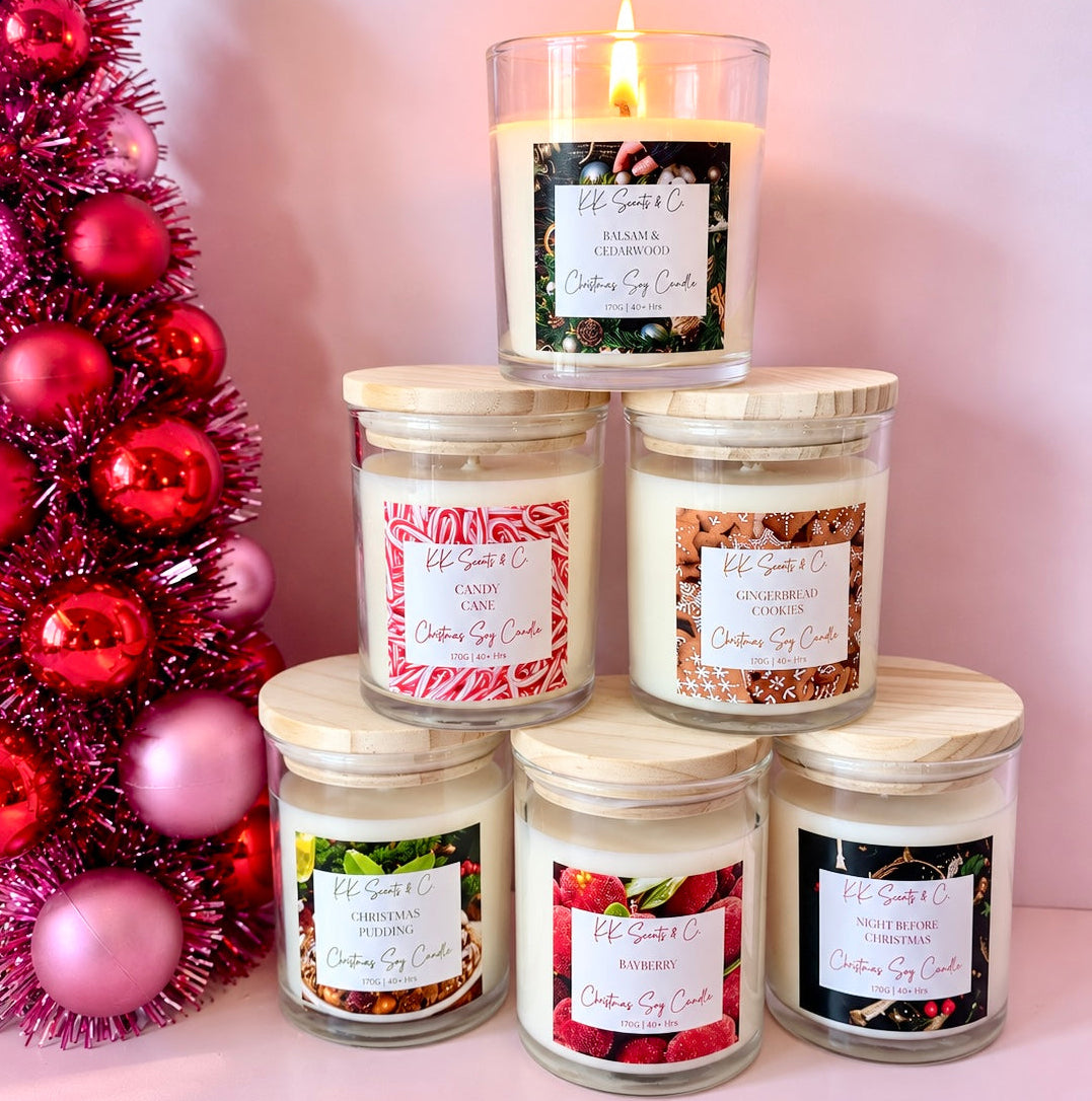 Christmas soy candle Australia