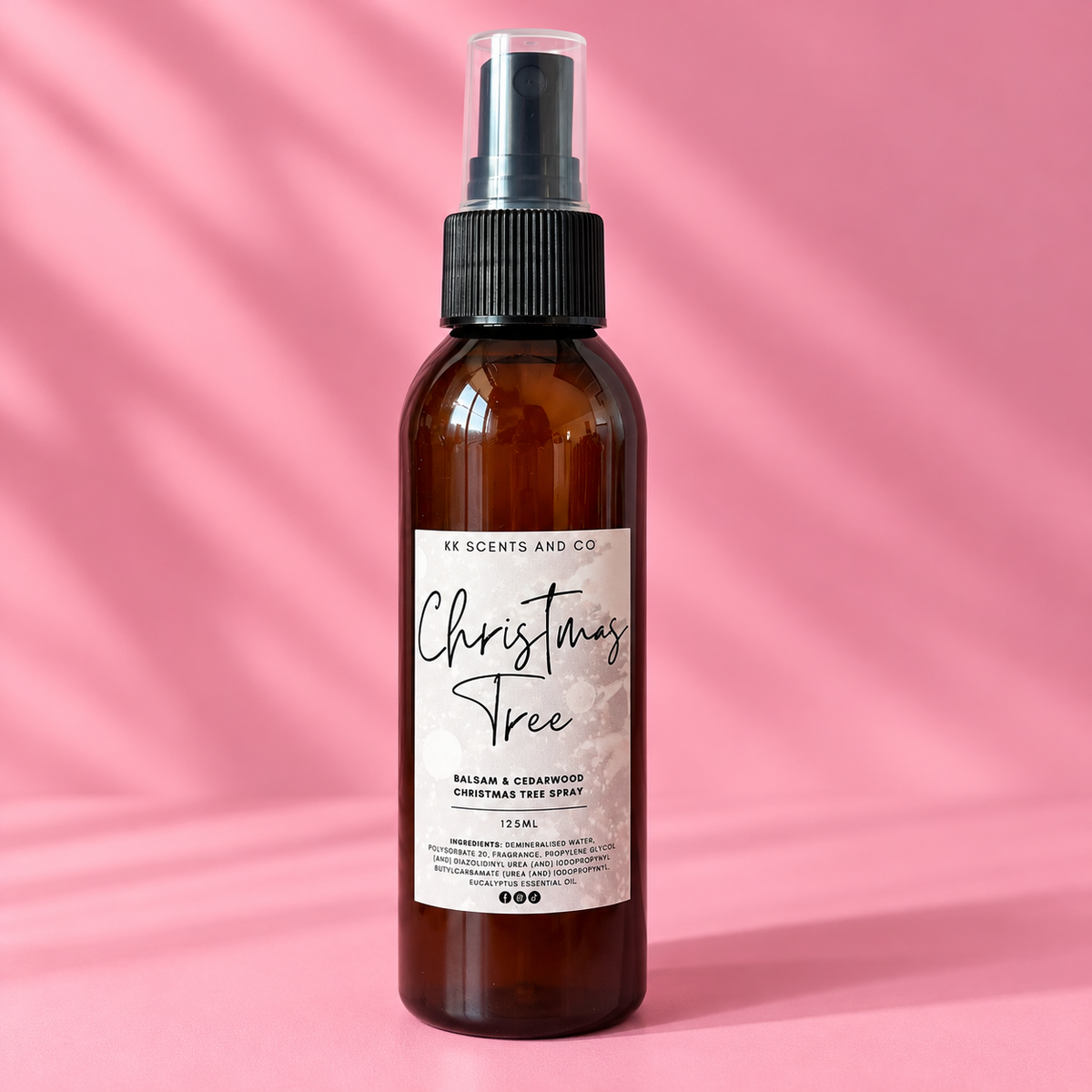 Christmas tree spray