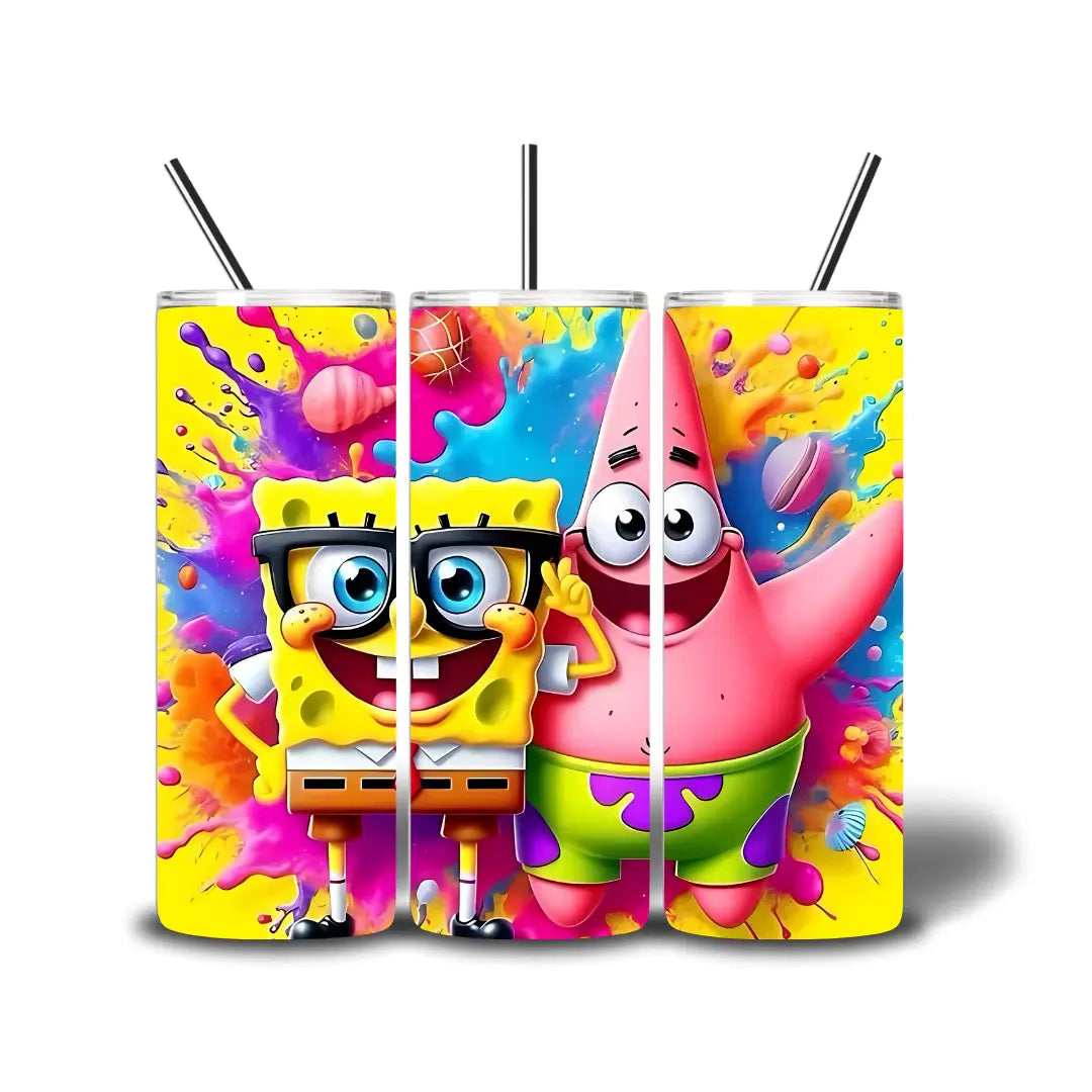 20oz Sub Print - Patrick & Spongebob KK Scents & Co.
