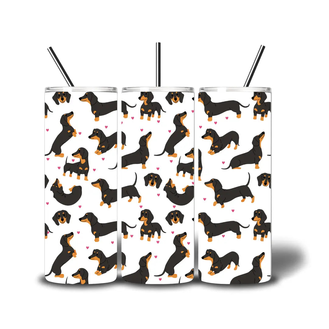 20oz Sub Print - Dachshund KK Scents & Co.