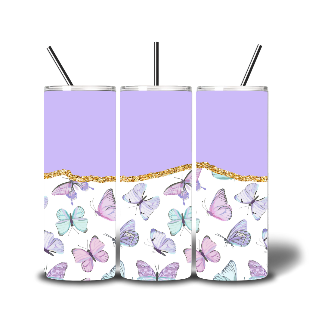 20oz Sub Print - Butterflies