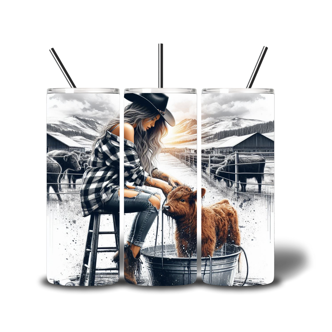 Country 20oz Printed Tumbler KK Scents & Co.