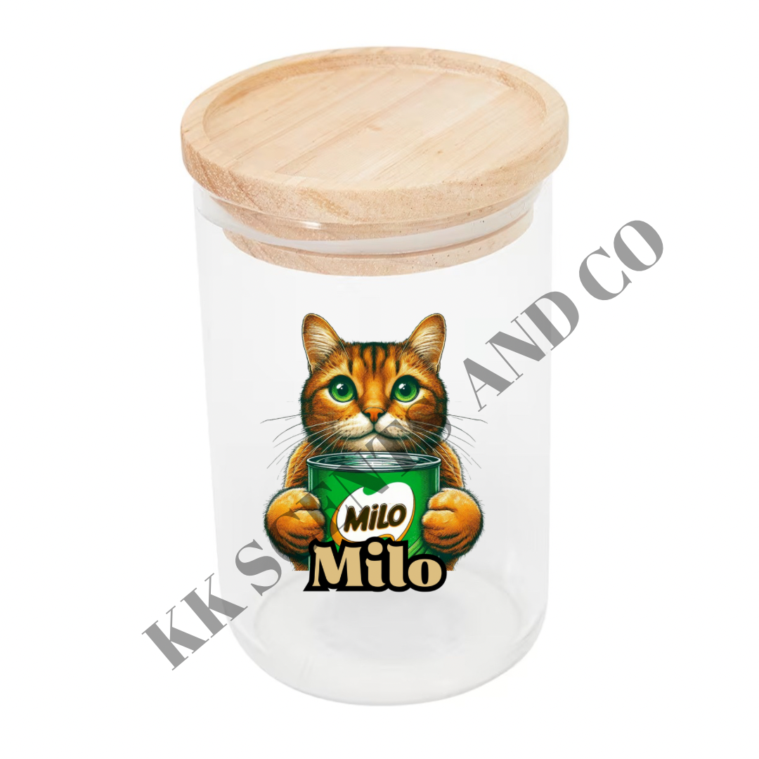 Cats Canister Decal - Milo
