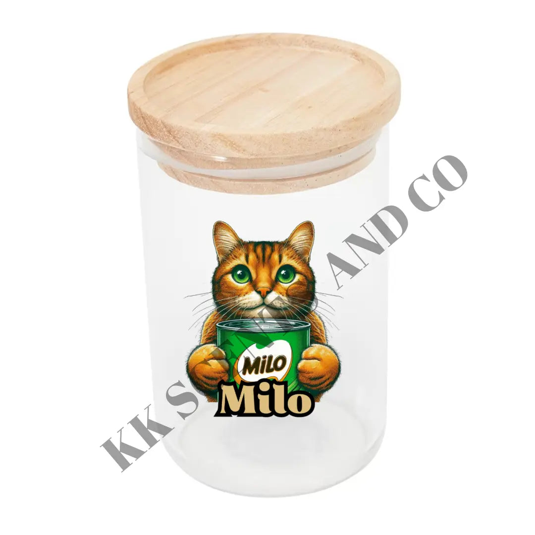 Cats Canister Decal - Milo KK Scents & Co.