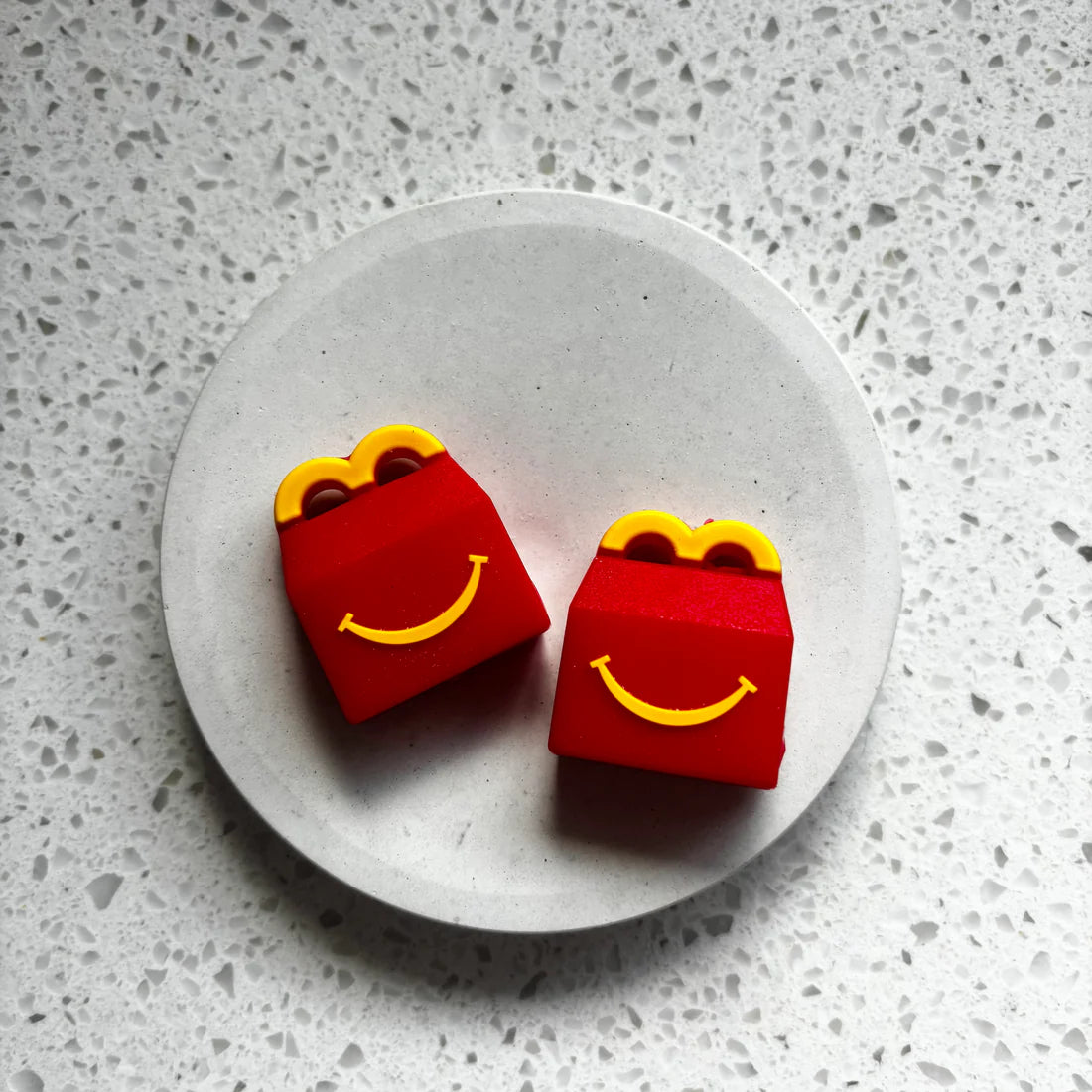 3d Maccas Focal Silicone Beads - 2 Pack