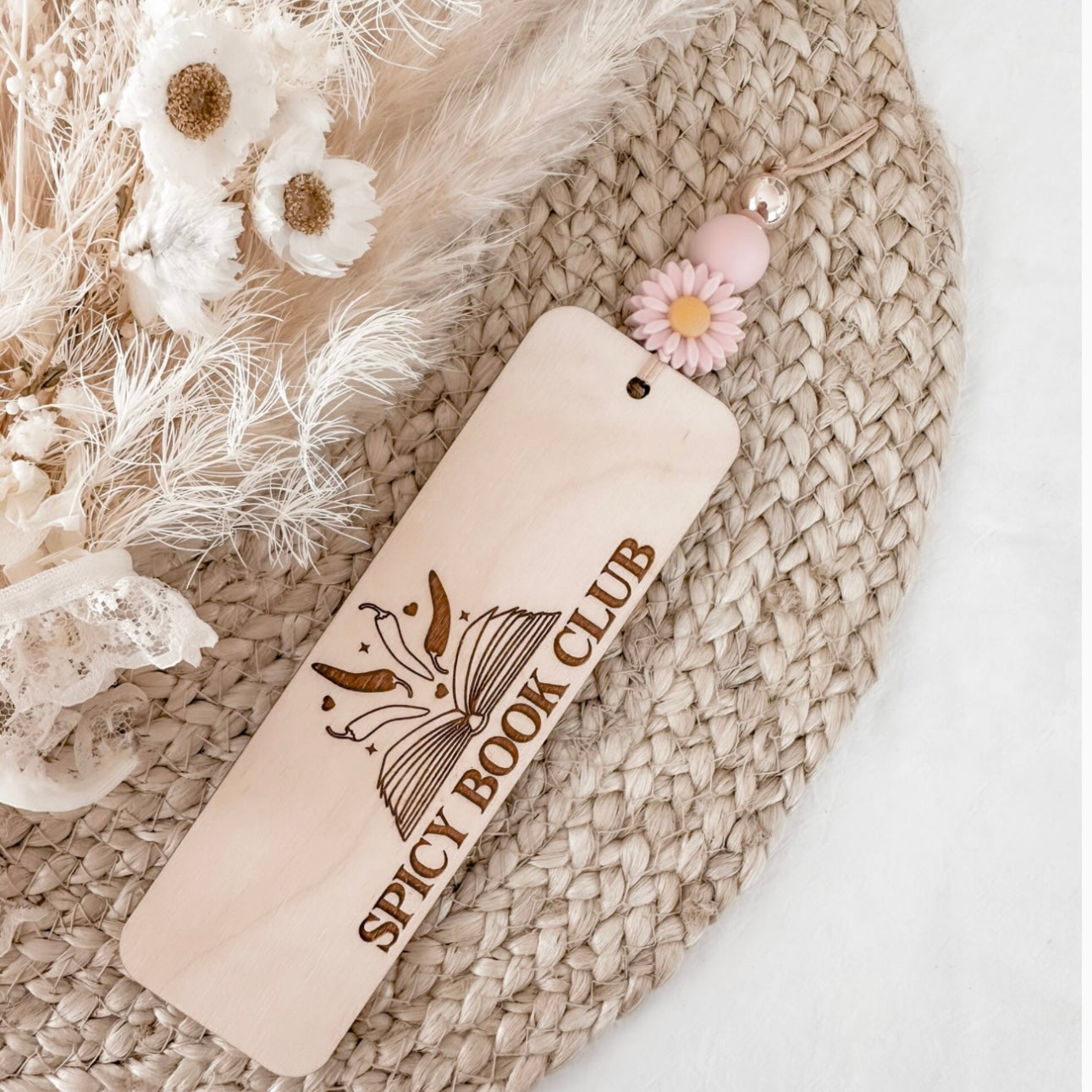 Spicy Book Club Bookmark