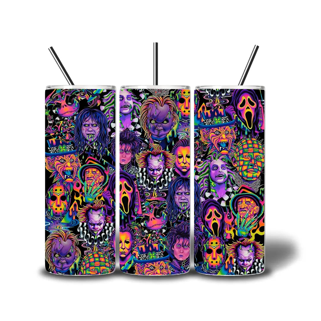 Fluro Horror 20oz Printed Tumbler KK Scents & Co.