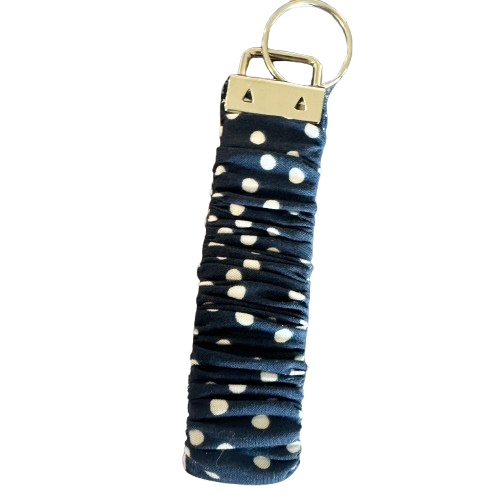 Navy Spots Wristlet KK Scents & Co.