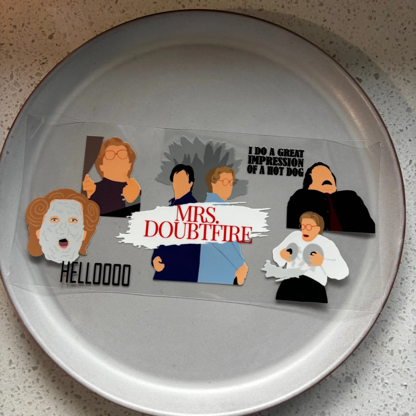 Mrs Doubtfire UV DTF WRAP KK Scents & Co.