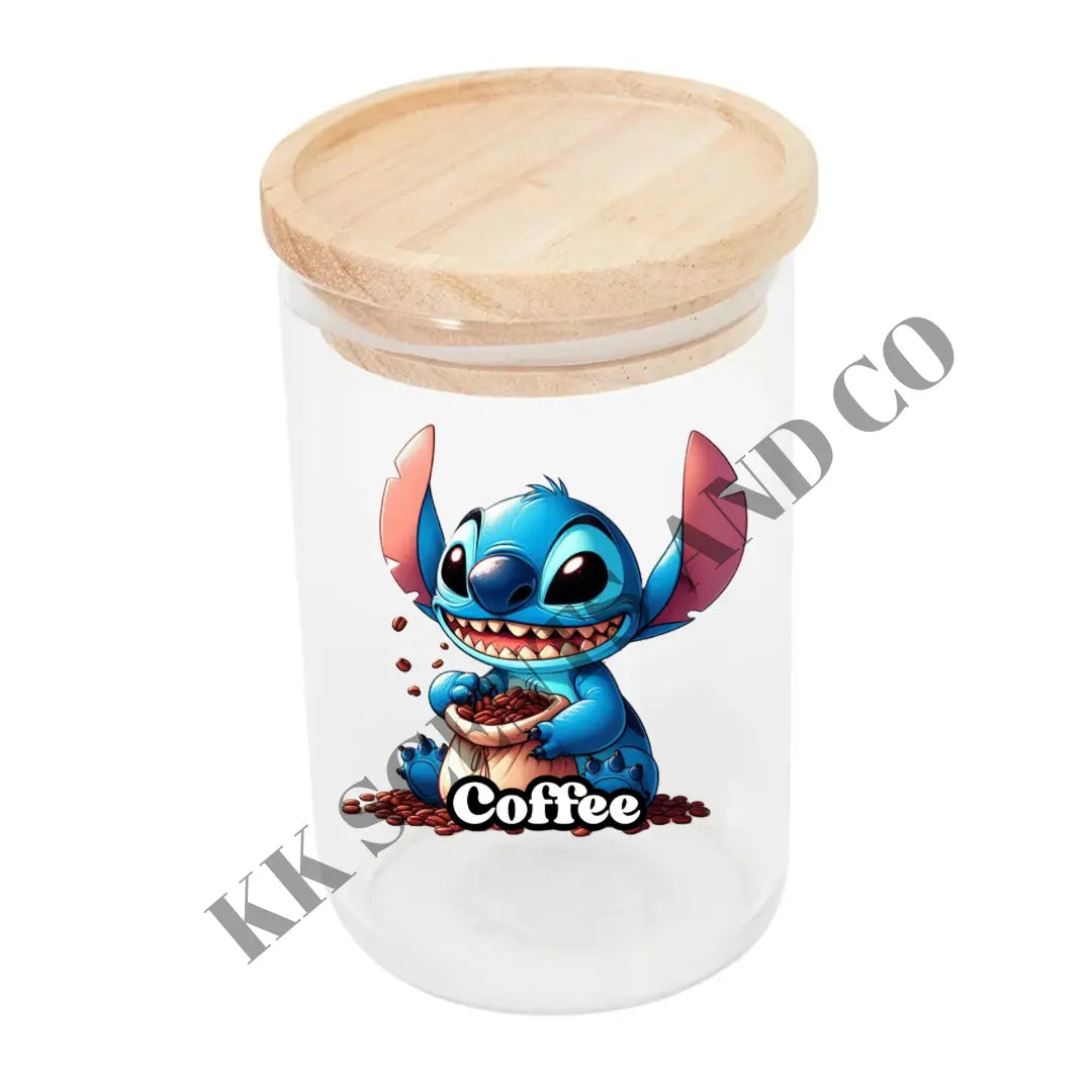 Stitch Canister Decal - Coffee KK Scents & Co.