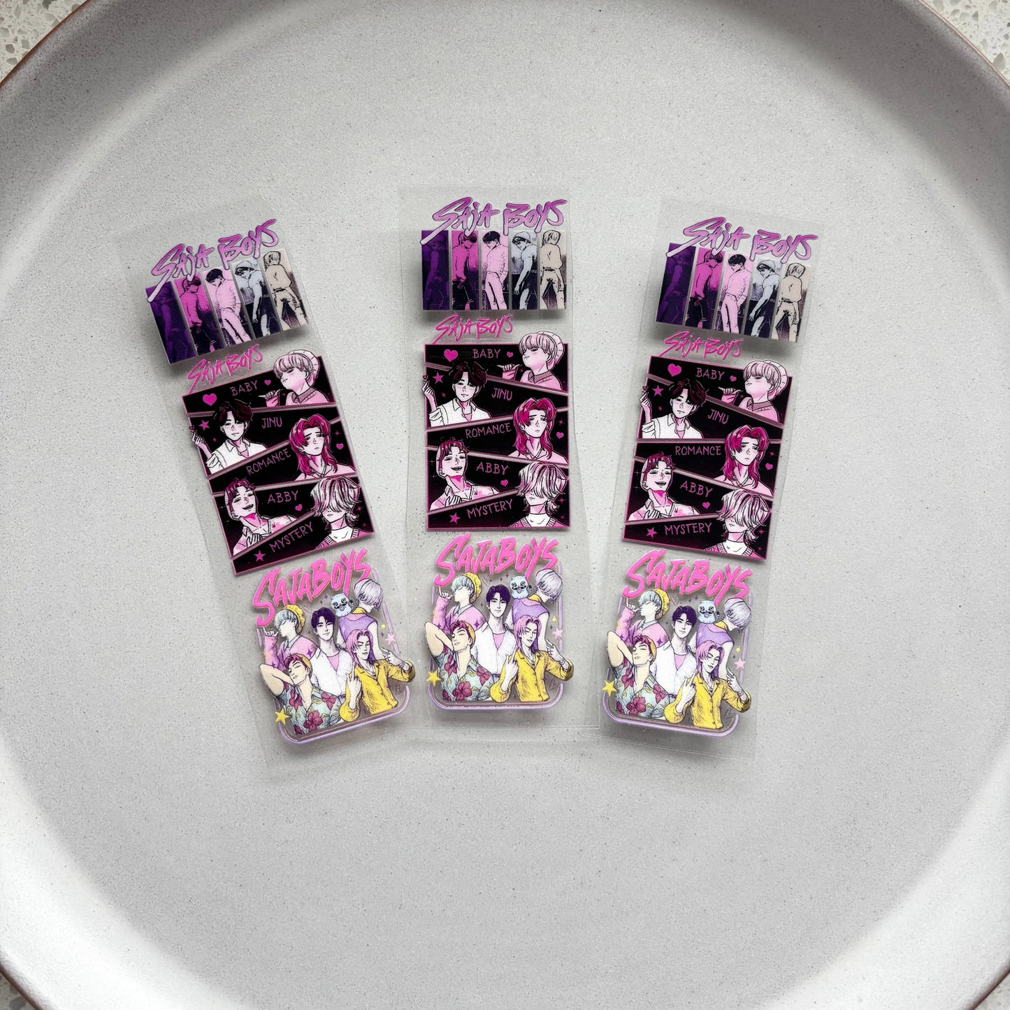 Pen/Bookmark Wrap Decal - Saja Boys KK Scents & Co.