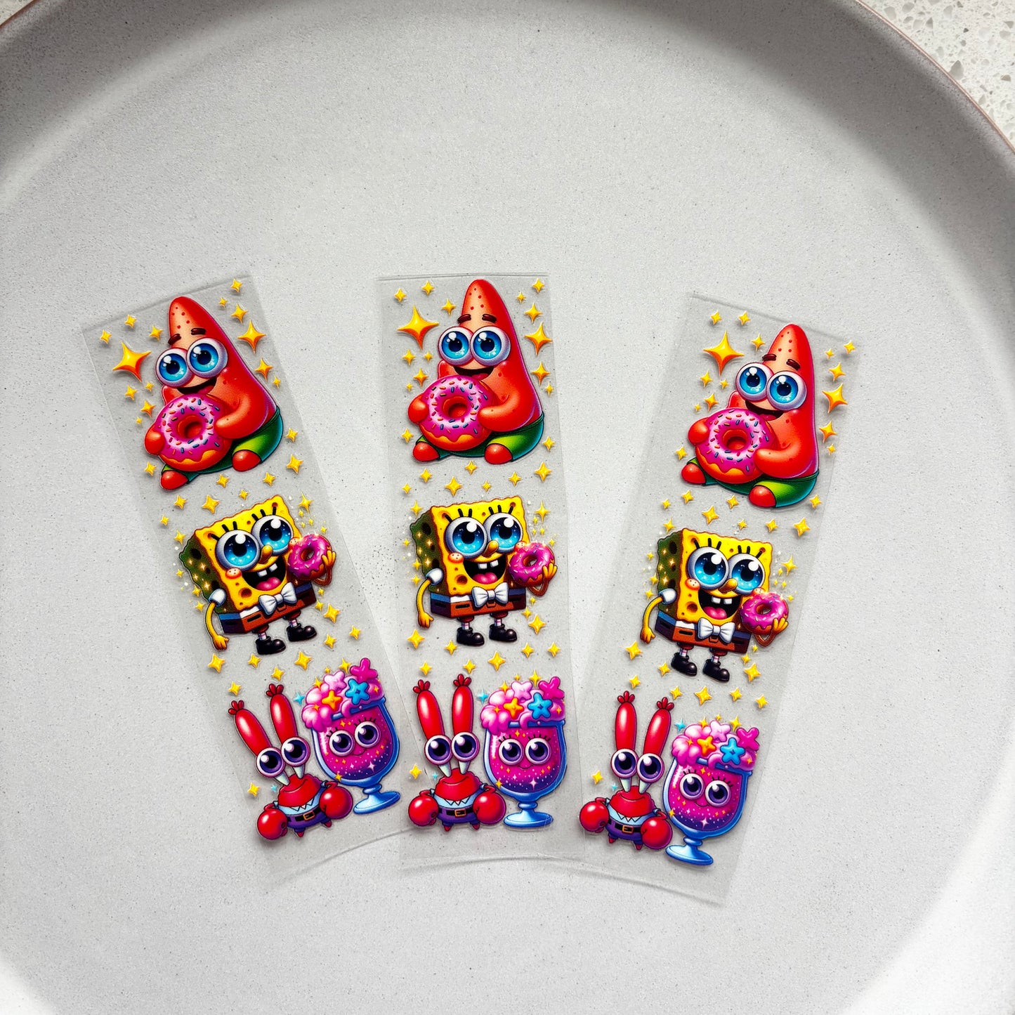 Pen/Bookmark Wrap Decal - Spongebob