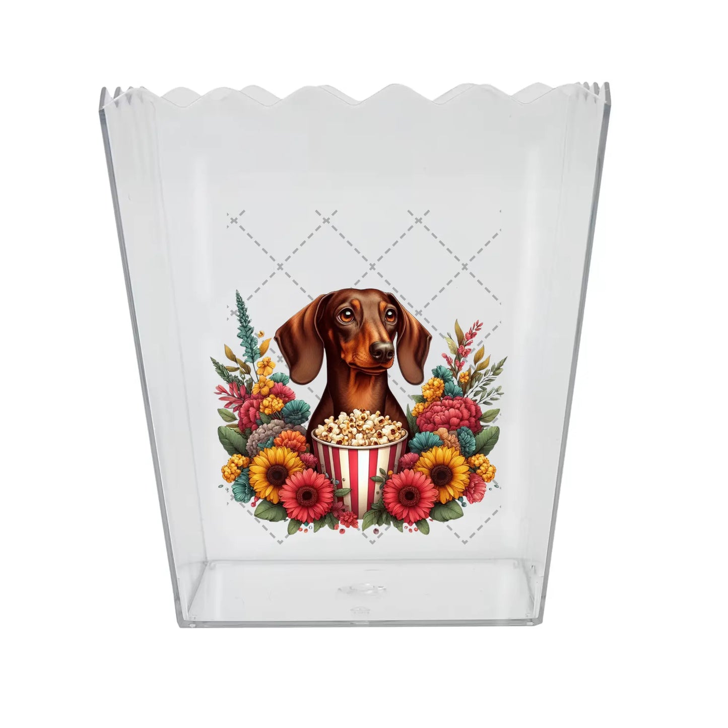 Dachshund Popcorn Box Decal KK Scents & Co.