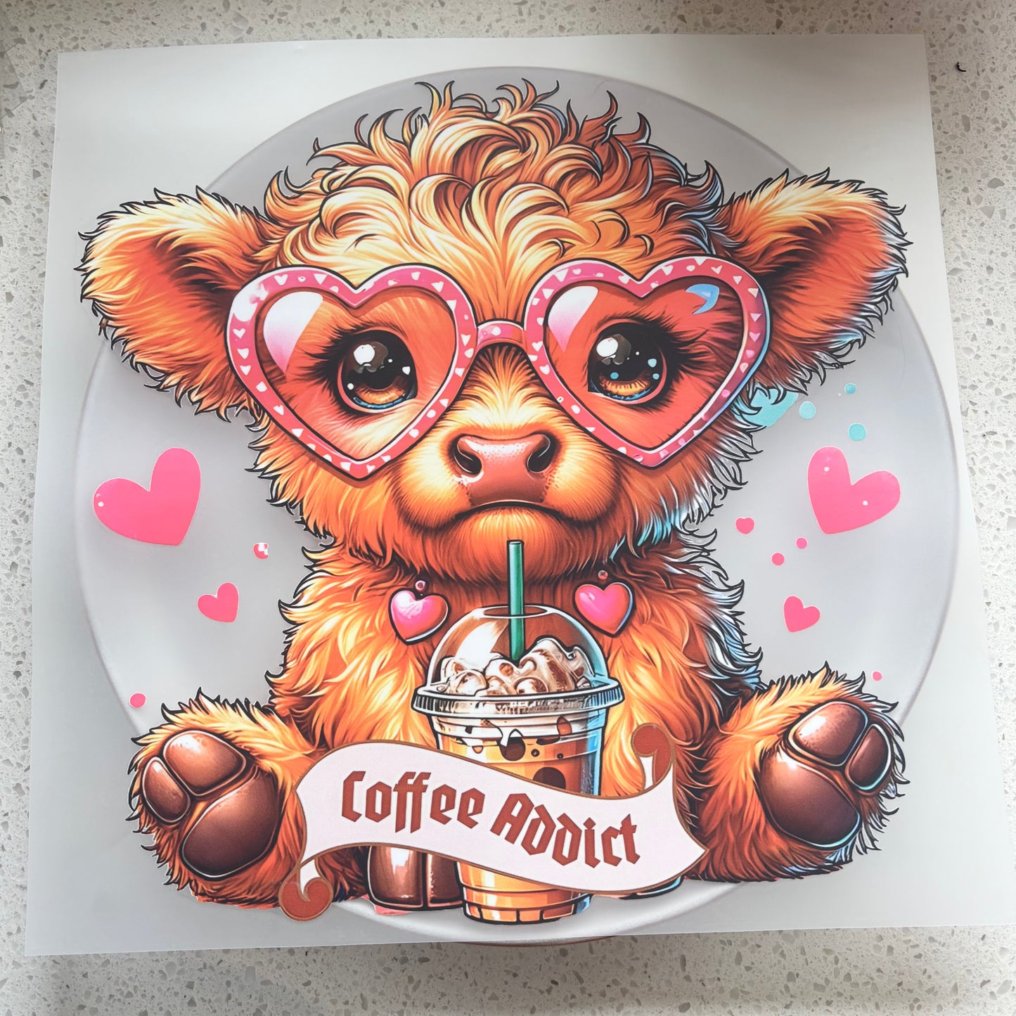 DTF Transfer - Coffee Addict