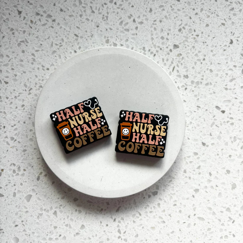 Nurse & Coffee Silicone Bead