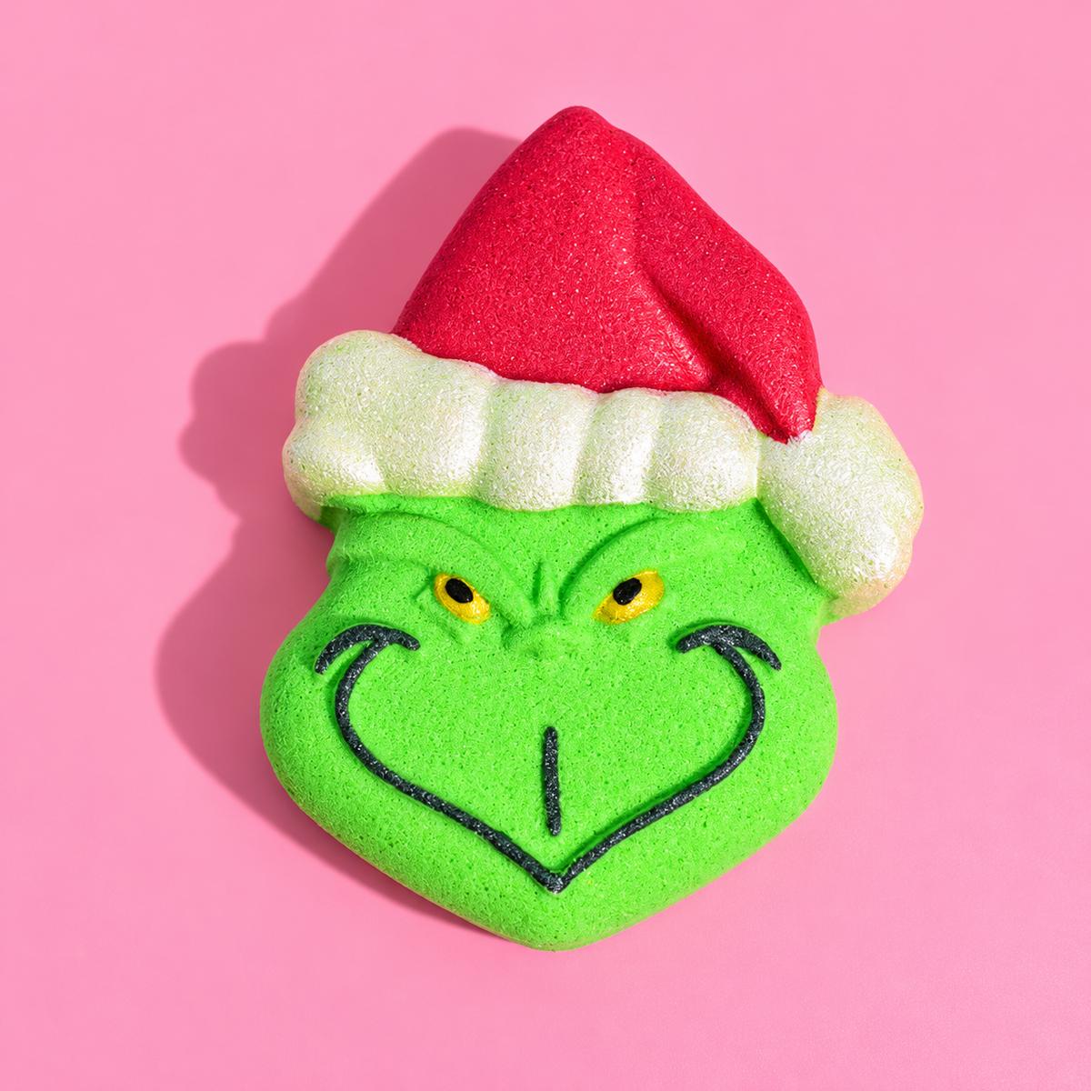 Grinch bath bomb