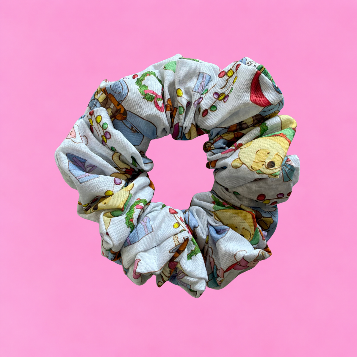 Christmas Winnie scrunchie