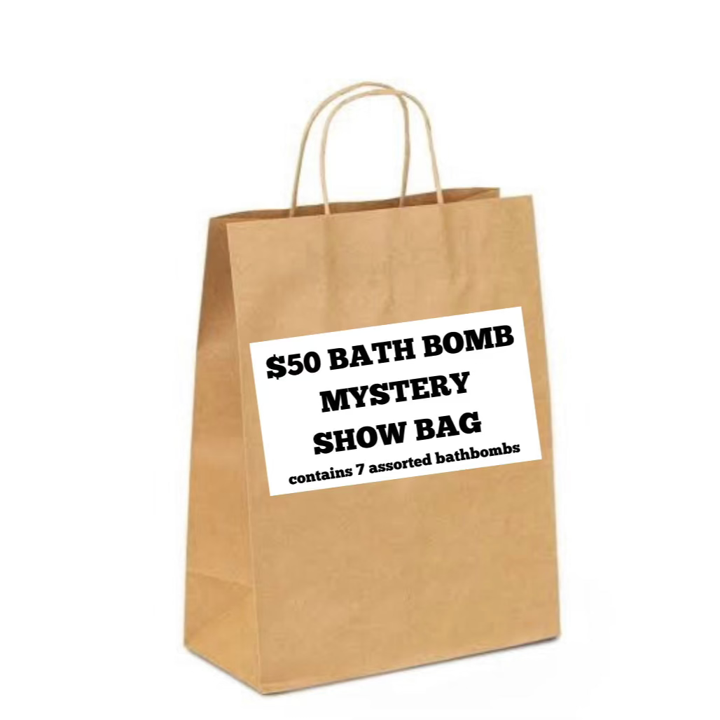 Bath bomb mystery bag